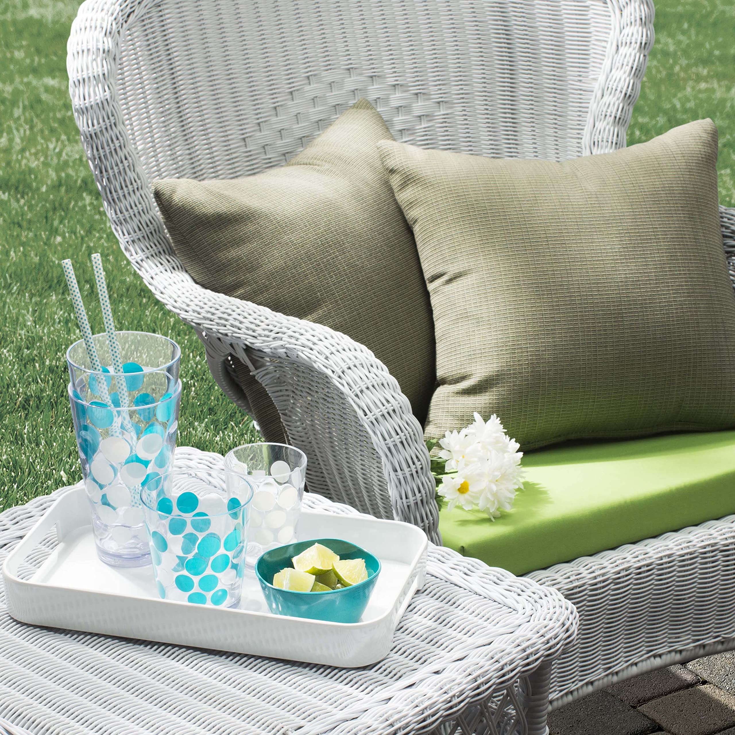 Amazon | Zak! Designs Skinny Gallery Tray, Easy to Hold